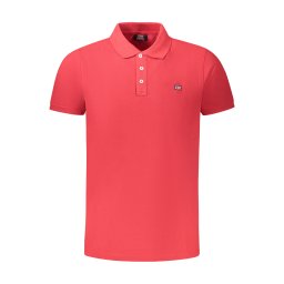Tricou polo roșu cu mânecă scurtă pentru bărbați