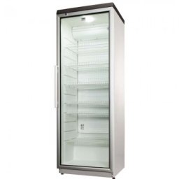 Frigider vitrină profesional Beko ADN 203/1 BP, cu roți, 6 rafturi reglabile, ușă din sticlă, 60x173cm