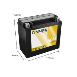 Baterie Moto AGM 12V 18Ah Varta Powersports TX20L-4 / 518901025