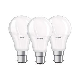 SET 3x Bec LED B22d/8,5W/230V 4000K - Osram