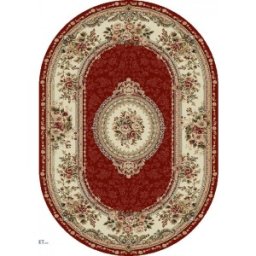 Covor Oval, 80 x 150 cm, Rosu, Lotos 571