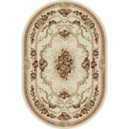 Covor Oval, 120 x 170 cm, Crem, Lotos Clasic 574-100