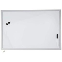 Tabla Conferinta Magnetica cu Rama Lemn, 40 x 60 cm, Herlitz