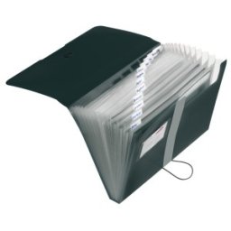 Mapa Extensibila EOTG A4, 12 Compartimente, Negru