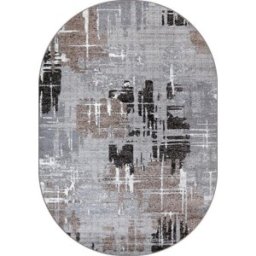 Covor Oval, 160 x 230 cm, Gri / Maro, Mira 24037/123