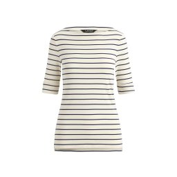RALPH LAUREN Bluză Rfnd Strtch 1X1 Rib-Knit 200P03723002 101 natural