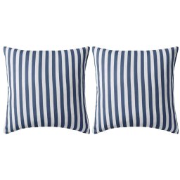 Perne de exterior, 2 buc., imprimeu dungi, 45x45 cm, bleumarin GartenMobel Dekor