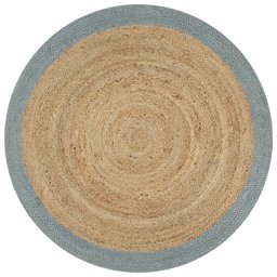 Covor manual cu margine maslinie, 120 cm, iuta GartenMobel Dekor