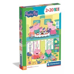 Clementoni: Puzzle Peppa Pig - 2 în 1