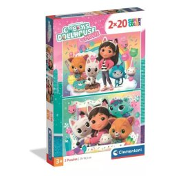 Puzzle Casa de Păpuși a lui Gabi - 2 în 1