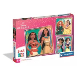 Puzzle Prințese Disney - 3 în 1