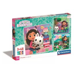 Puzzle Casa de păpuși a lui Gabi - 3 în 1