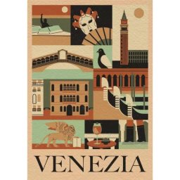 Clementoni: Modă în Veneția puzzle - 1000 piese
