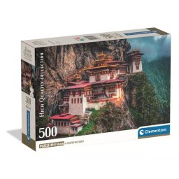 Colecție de înaltă calitate: Puzzle mănăstirea Tigrului Aşezat - 500 piese