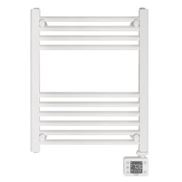 Calorifer electric pentru baie Adler AD 7823, 400 W, 10 elementi, Panou de control LED, Mod de economisire a energiei, IP24, Alb