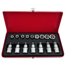 Trusa MLG-2029 16 piese chei tubulare capete biti torx
