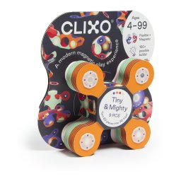 Clixo® joc magnetic de construit - Tiny & Mighty - Spatiul cosmic (9 piese)