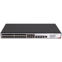 Switch de Agregare Hikvision DS-3E2736-HI-24F8T4X, Smart L2+, 4 x 10G SFP+, 24 x SFP, Capacitate 216 Gbps