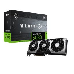 MSI VENTUS 3X OC GeForce RTX 5080 16GB GDDR7 DLSS4