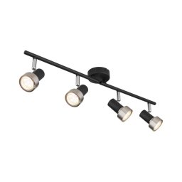 Spot Globo 57917-4N MASON 4xGU10/25W/230V negru/argintiu