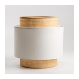 Abajur universal KERIA Ø 30 cm, bej/alb