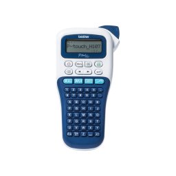 Imprimanta portabila de etichete Brother P-Touch PT-H107 pentru organizare acasa si birou cu benzi TZe originale si compatibile de pana la 12 mm