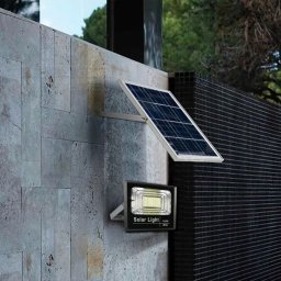 Proiector cu Panou Solar Monocristalin si telecomanda - 200W/6500k