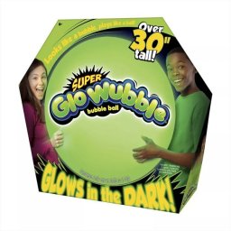 Super Wubble minge care luminează - 75 cm, verde