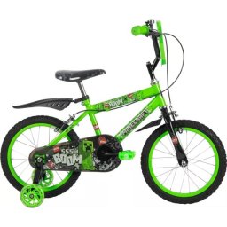 Bicicletă pentru copii Huffy - Minecraft, verde, 40 cm