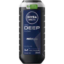 Nivea Men Deep Clean Shower Gel 250 ml