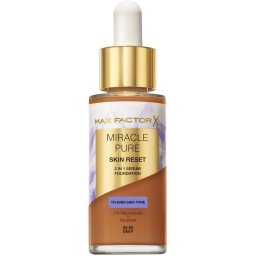 Max Factor Miracle Pure Skin Reset 2in1 Serum Foundation 60-80 Light to Medium 30 ml