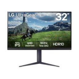 Monitor Gaming LED LG UltraGear 32GS85Q-B.AEU, 31.5" QHD, IPS, 180 Hz, 1ms, Black