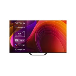 Televizor Smart DLED TESLA 43E655BUS, 109 cm, UHD, Google TV
