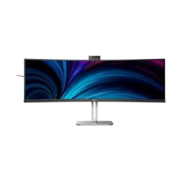 Monitor LED curbat PHILIPS 49B2U6903CH/00, 48.8" DQHD, VA, 4ms, 100 Hz, Black/Silver