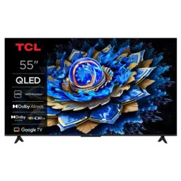 Televizor QLED SMART TCL 55T69C, 4K Ultra HD, 139 cm, Negru