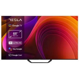 Televizor TESLA, Google TV DLED, 65E655BUS, 165 cm, UHD, Black