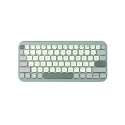 Tastatura Wireless ASUS Marshmallow KW100 Green Tea Latte – design compact, silențios și elegant