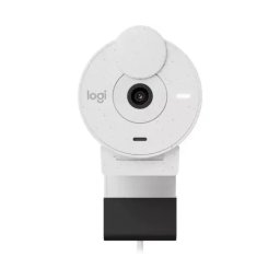 Camera Web Logitech Brio 300 960-001442, Full HD, USB Type-C, Off-White
