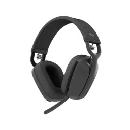 Casti cu microfon LOGITECH Zone Vibe 100 981-001213, Wireless, Graphite