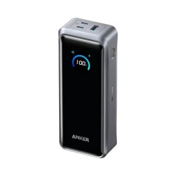 PoweBank ANKER Prime A110AH11, 26.250 mAh, 300W, 2x USB-C, 1x USB-A, Smart Display, Black