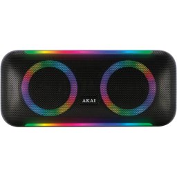 Boxa portabila Akai ABTS-70, 40W, Bluetooth, USB, IPX5, Negru