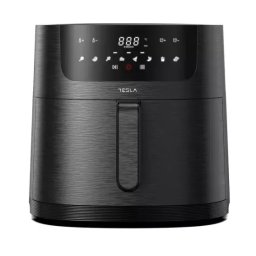 Friteuza cu aer cald TESLA AF800B – 8L, 1800W, panou digital, 8 programe presetate