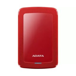 HDD extern ADATA HV300 2TB USB 3.1 – Design Slim, Protecție la Șocuri, Culoare Roșie