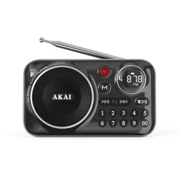 Radio Portabil AKAI APR-500BK – Compact și Versatil