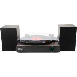Pick-up Akai ATT-200SP, Difuzoare externe 20W, Bluetooth, 33 1/3, 45, 78 RPM, RCA-In, Maro