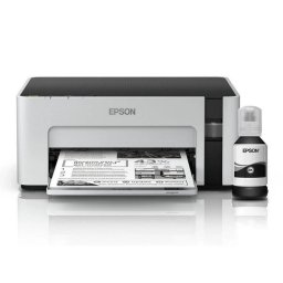 Imprimanta inkjet monocrom Epson M1100 CISS, A4, Alb/ Negru