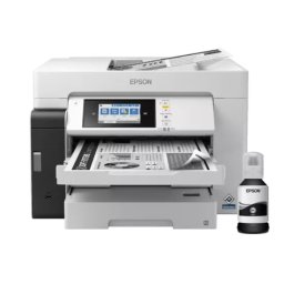 Multifuncțional Inkjet Monocrom EPSON EcoTank Pro M15180, Monocrom, A3 cu Duplex și Wi-Fi, Alb