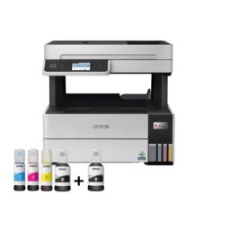 Multifuncțional InkJet color EPSON EcoTank L6490, A4, ADF, Fax, Wi-Fi, LAN, USB, Alb/Negru