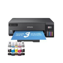 Imprimanta Inkjet CISS Epson EcoTank L11050, A3, Color, USB, Wireless, Negru