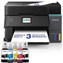 Multifunctional Inkjet EPSON Ecotank L6390, Color, A4, USB/LAN/Wi-Fi, Duplex, Fax, Negru